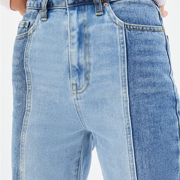 PacSun Two Panel High Waisted Straight Leg Jeans - Picture 5 of 6